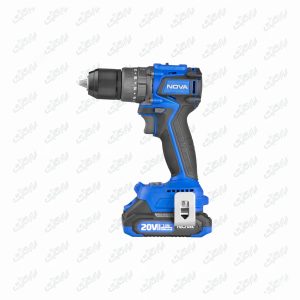 دریل پیچ گوشتی شارژی 13 میلیمتری 20 ولت براشلس با کیف BMC  نووا مدل 5522